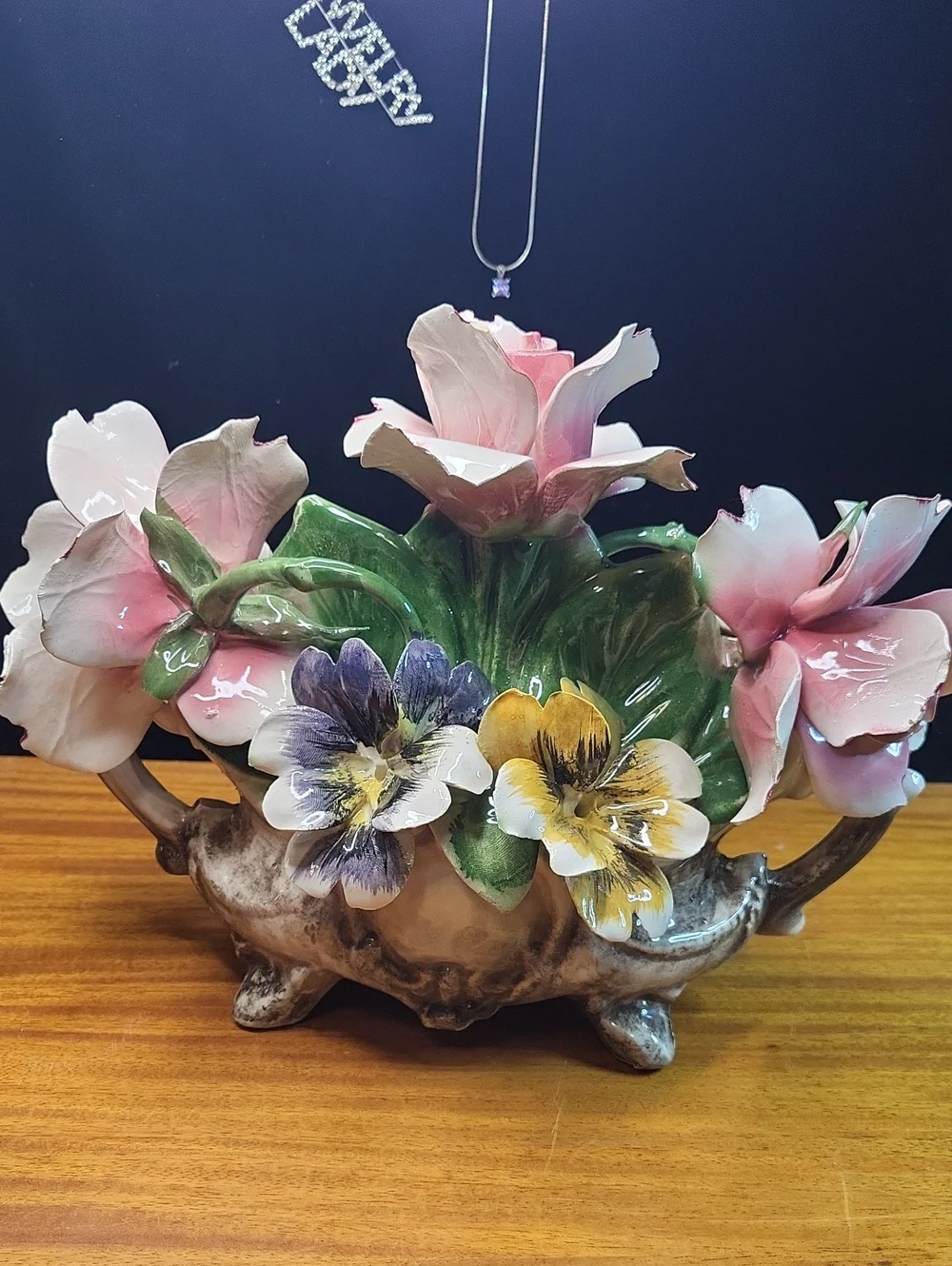 Vintage Capodimonte Porcelain Centerpiece